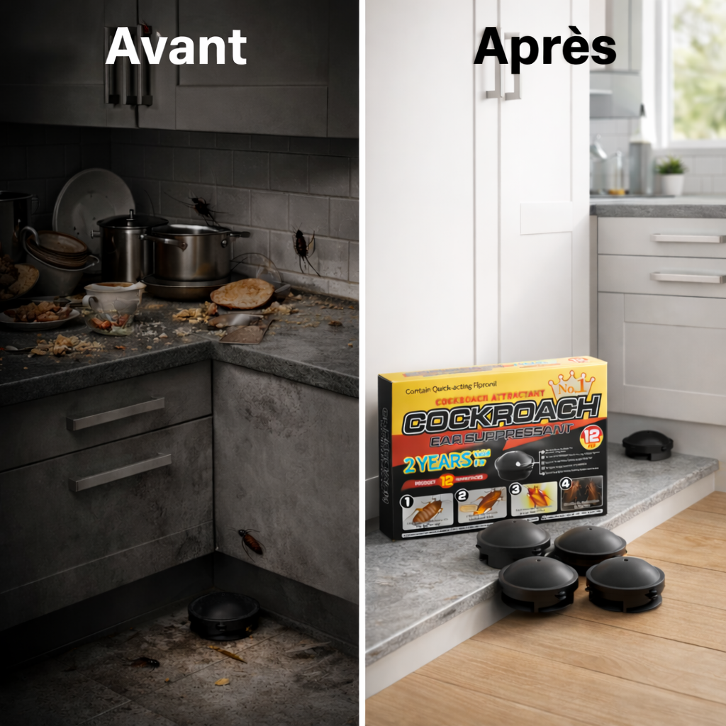 Éliminez les cafards à la source — pas seulement ceux que vous voyez